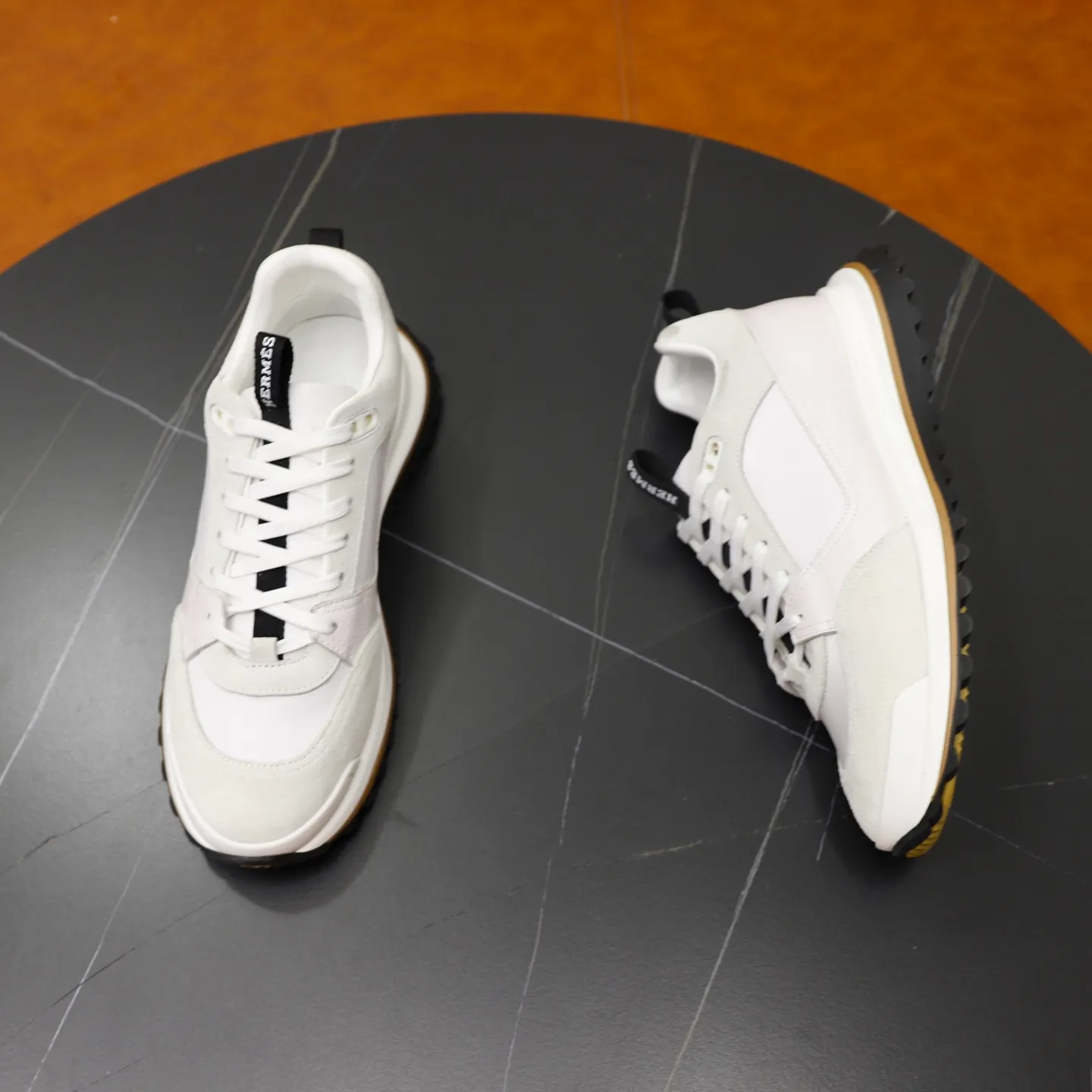 Men's shoes: 462💰🎬【Hermès】Official website synchronization Counter quality French Paris catwalk style Simple and classic Imported original fabric Original outsole Size (size): 38-44